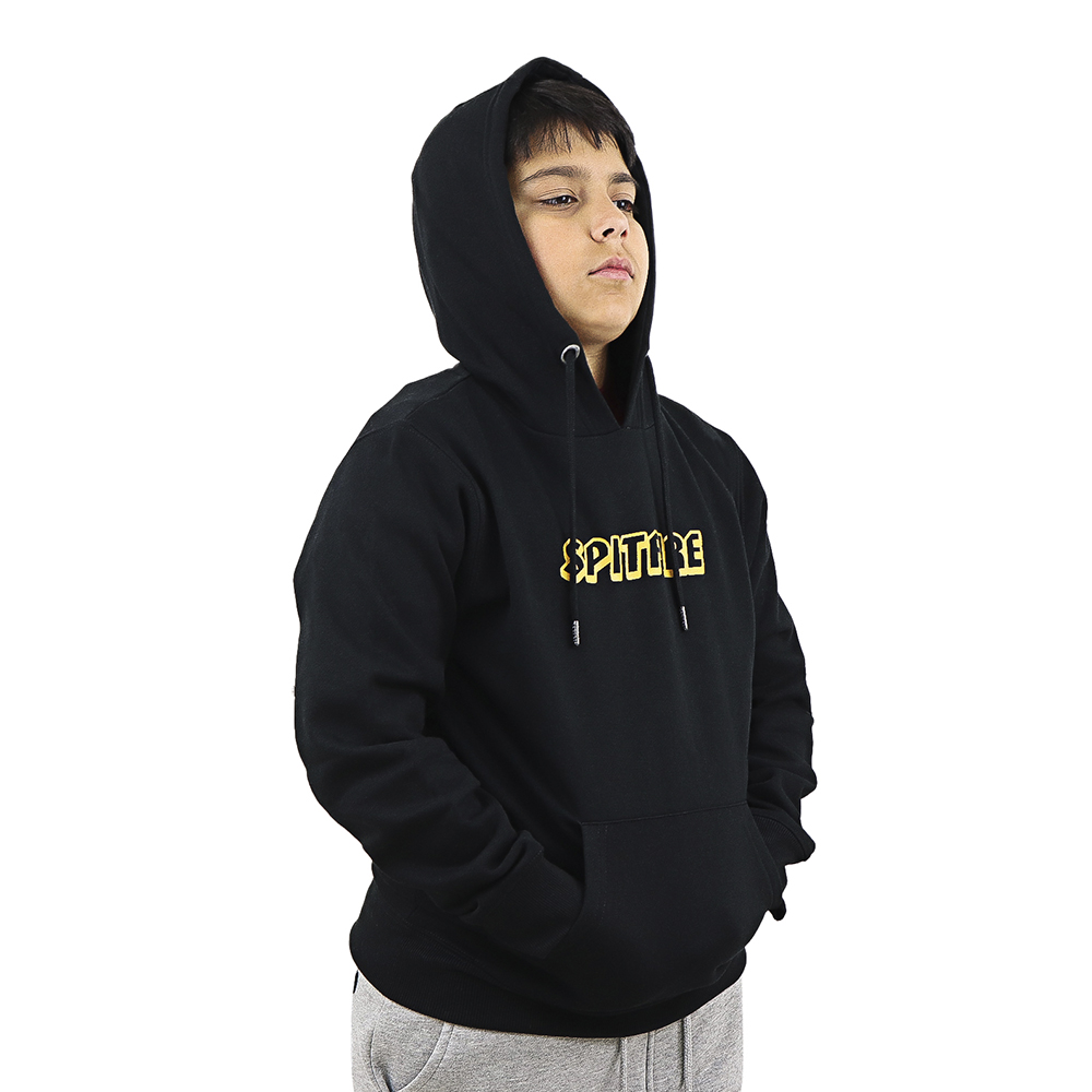 POLERON CANGURO NIÑO  SPITFIRE SF HD NEGRO