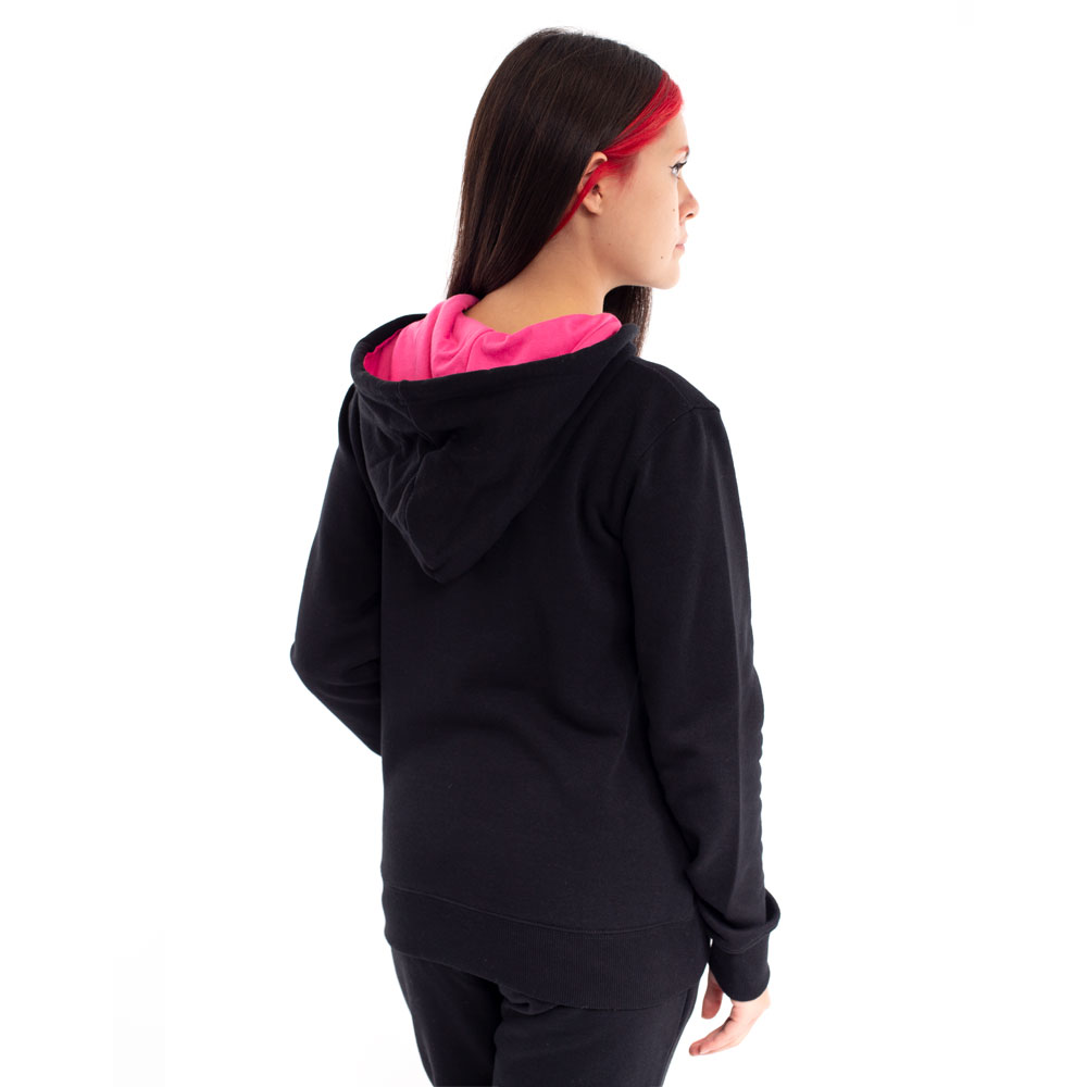 POLERON HOODIE MUJER SPITIFIRE NEGRO