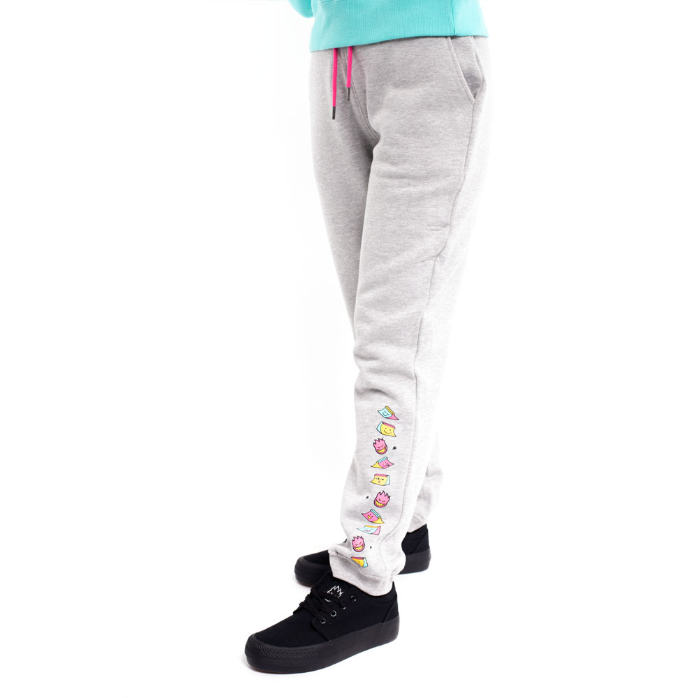 PANTALON JOGGER FLEECE MUJER SPITIFIRE GRIS