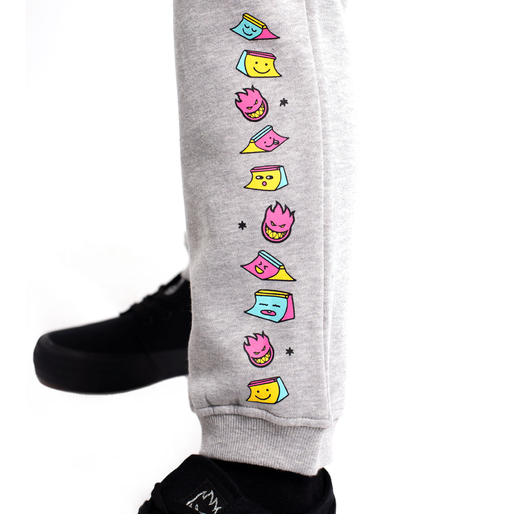 PANTALON JOGGER FLEECE MUJER SPITIFIRE GRIS
