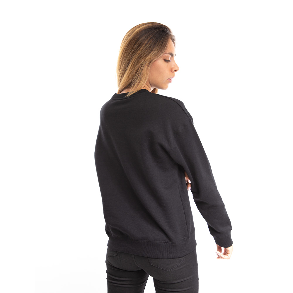 Polerón Cuello Redondo Mujer Spitfire Skate Like a Girl Negro