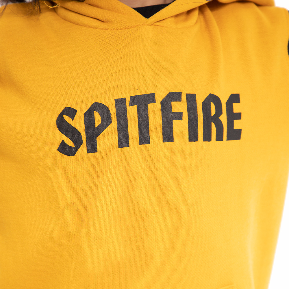 POLERON HOODIE HOMBRE INFANTIL SPITFIRE AMARILLO