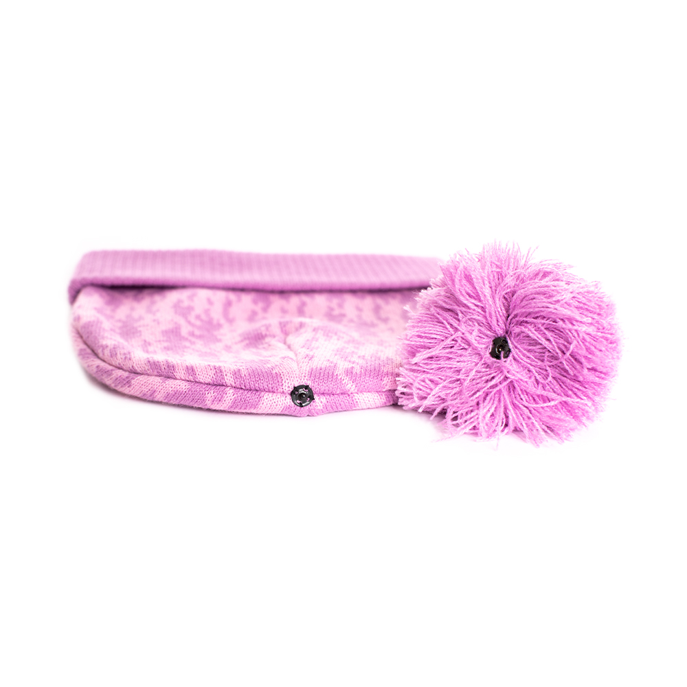 GORRO LANA MUJER SPIRFIRE POMPON ROSADO