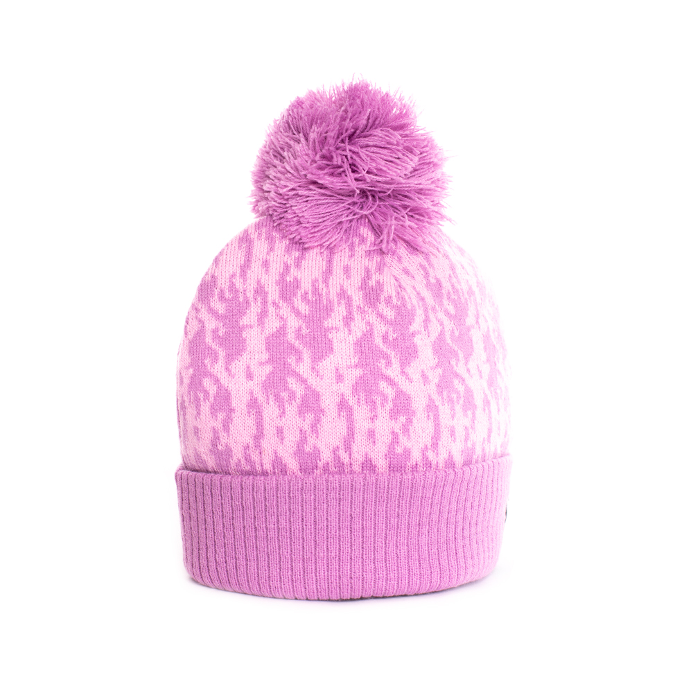 GORRO LANA MUJER SPIRFIRE POMPON ROSADO