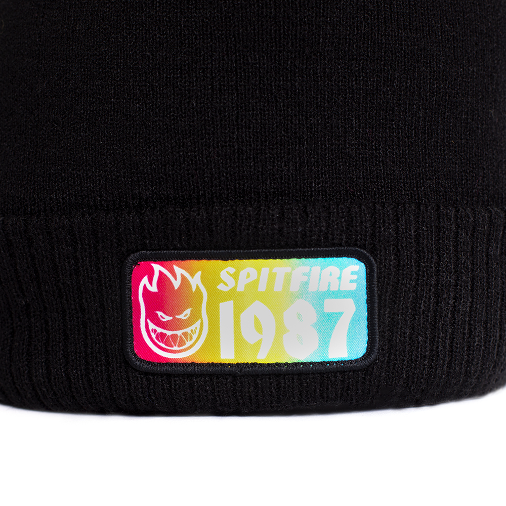 GORRO LANA NIÑO SPIRFIRE POMPON NEGRO
