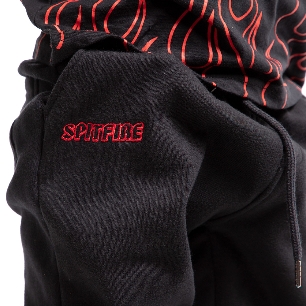 Jogger Niño Spitfire Long Fit Fire Negro