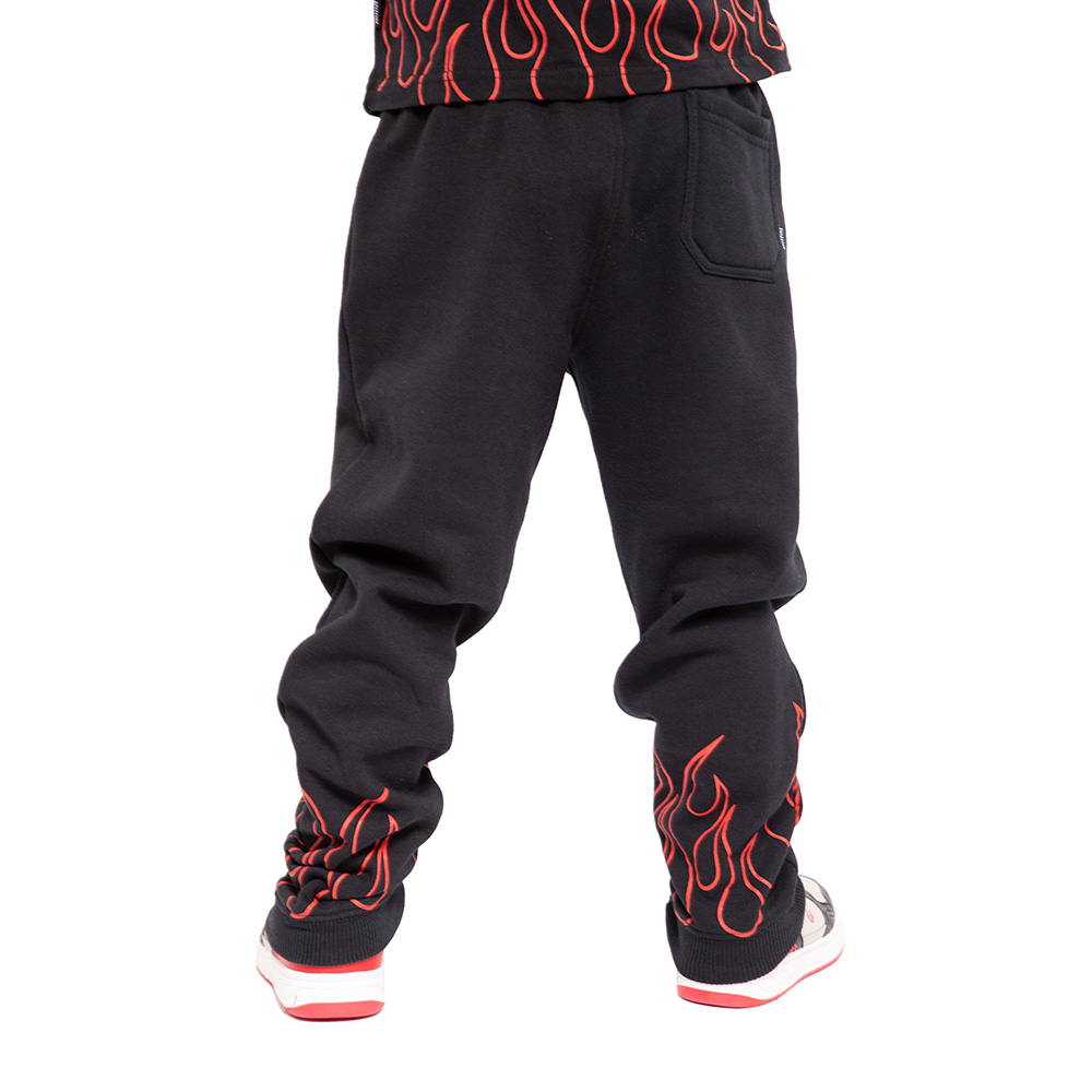 Jogger Niño Spitfire Long Fit Fire Negro