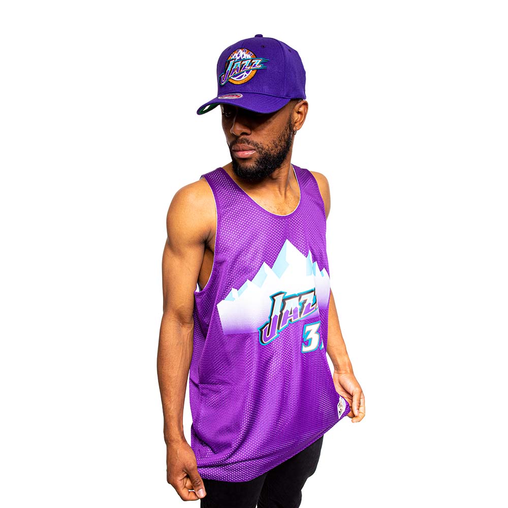 NBA REVERSIBLE MESH TANK JAZZ  KARL MALONE