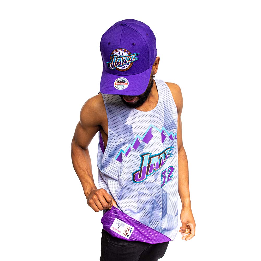 NBA REVERSIBLE MESH TANK JAZZ  KARL MALONE