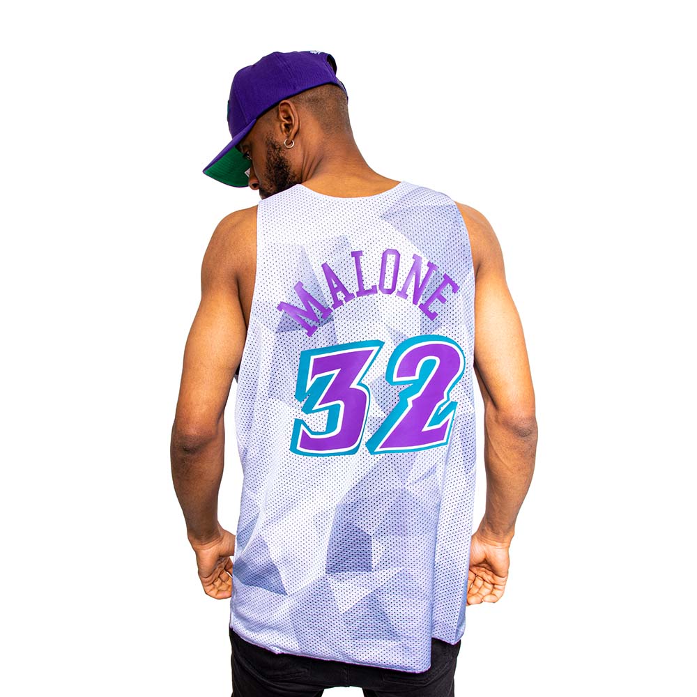 NBA REVERSIBLE MESH TANK JAZZ  KARL MALONE