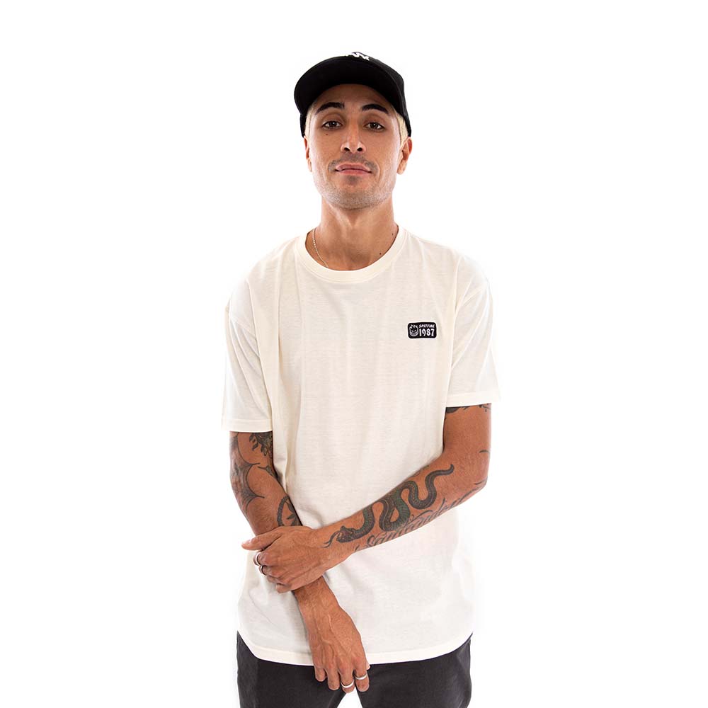POLERA MANGA CORTA SPITFIRE UNISEX BLANCO