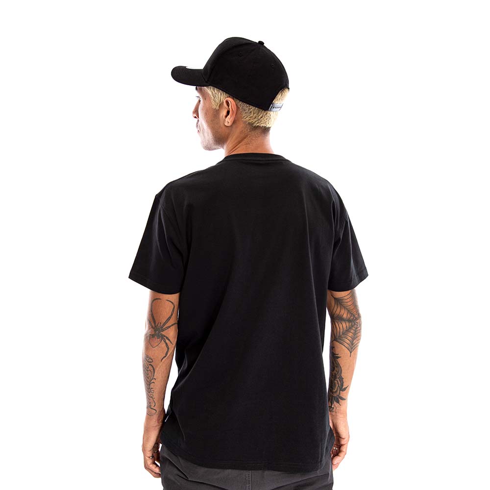 POLERA MANGA CORTA SPITFIRE UNISEX NEGRO