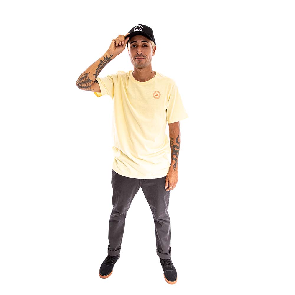 POLERA MANGA CORTA SPITFIRE HOMBRE AMARILLO