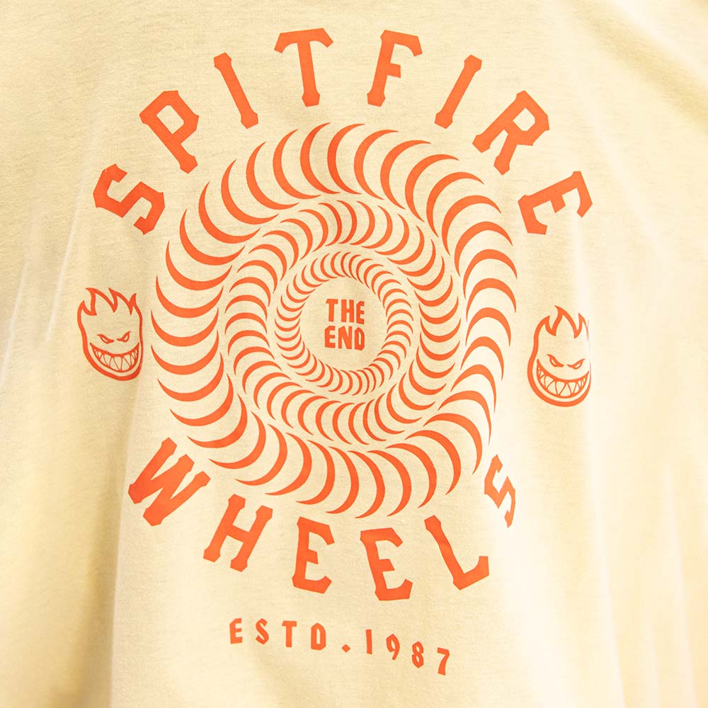 POLERA MANGA CORTA SPITFIRE HOMBRE AMARILLO