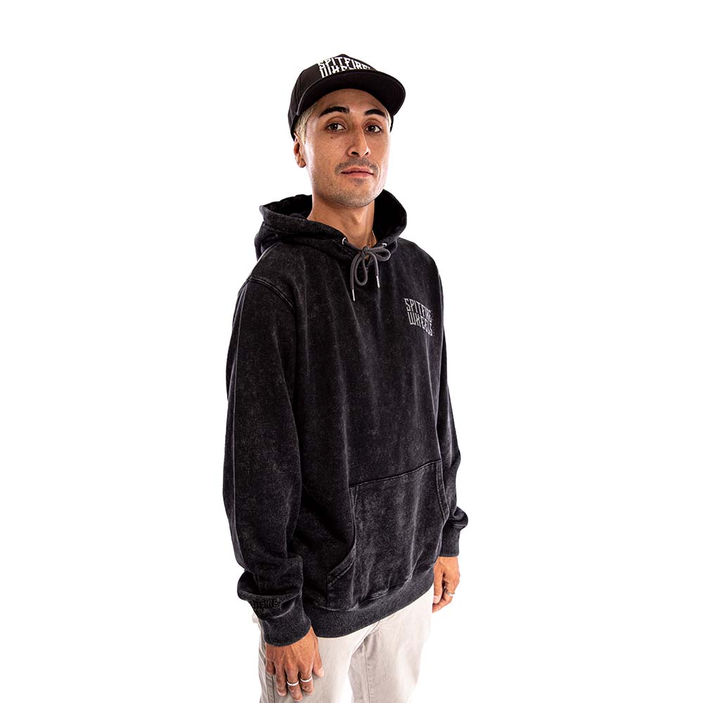 POLERON HOODIE SPITFIRE HOMBRE NEGRO