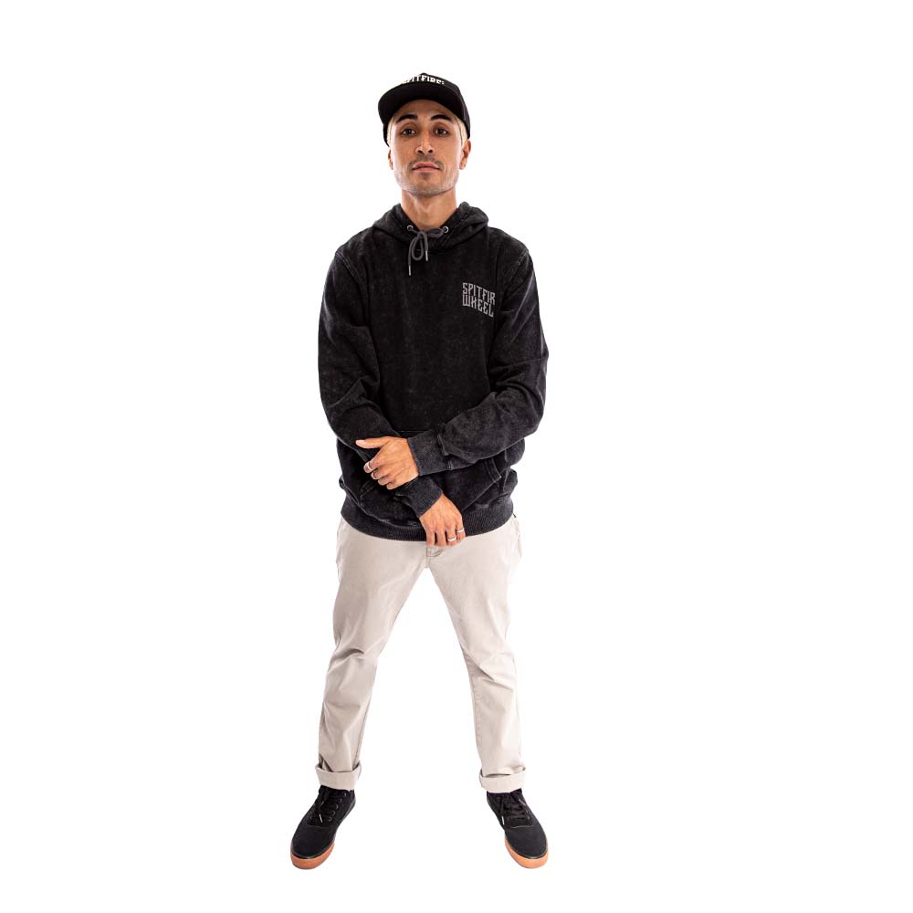 POLERON HOODIE SPITFIRE HOMBRE NEGRO