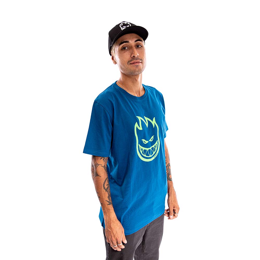 POLERA MANGA CORTA SPITFIRE HOMBRE AZUL