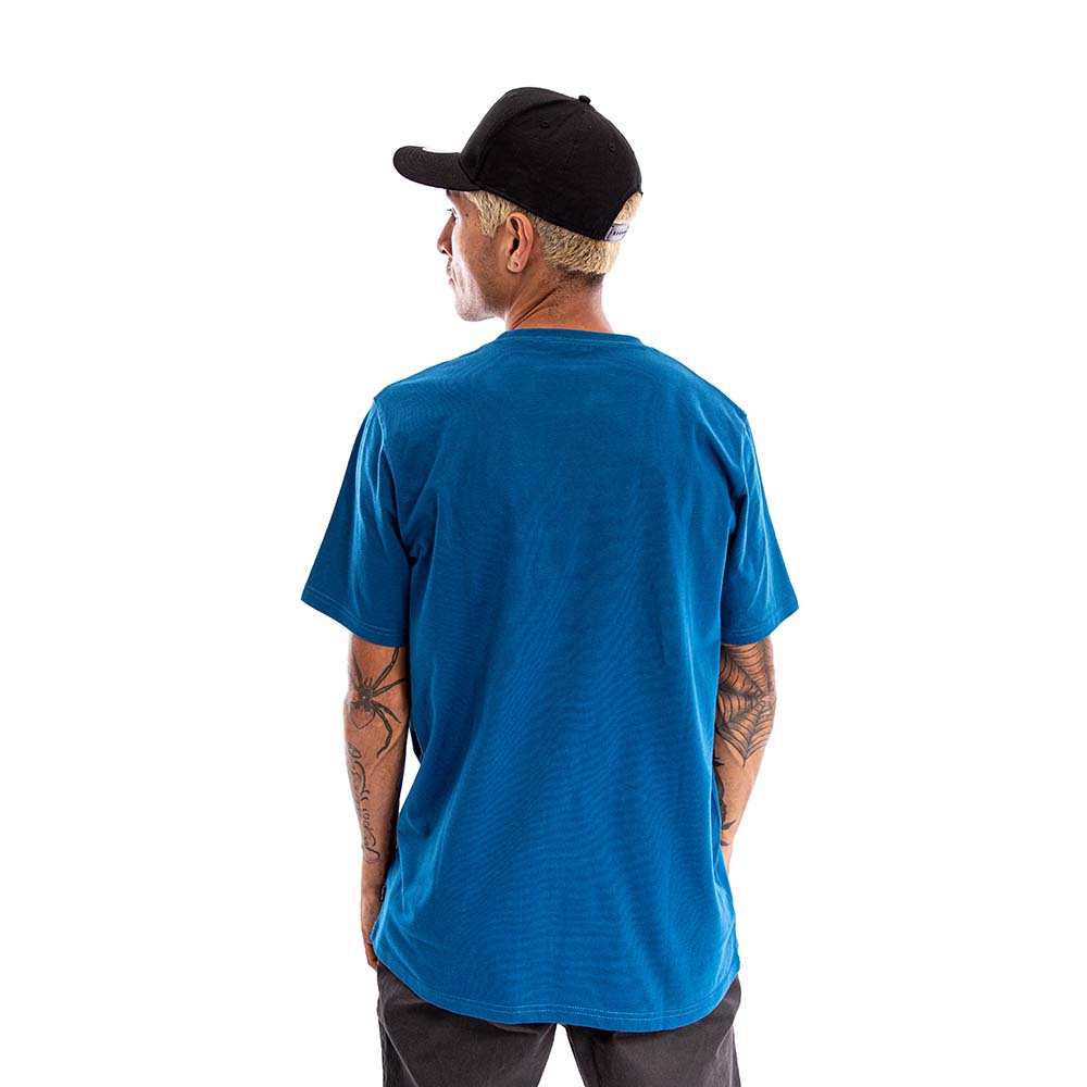 POLERA MANGA CORTA SPITFIRE HOMBRE AZUL