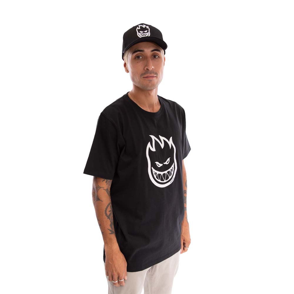 POLERA MANGA CORTA SPITFIRE HOMBRE NEGRO