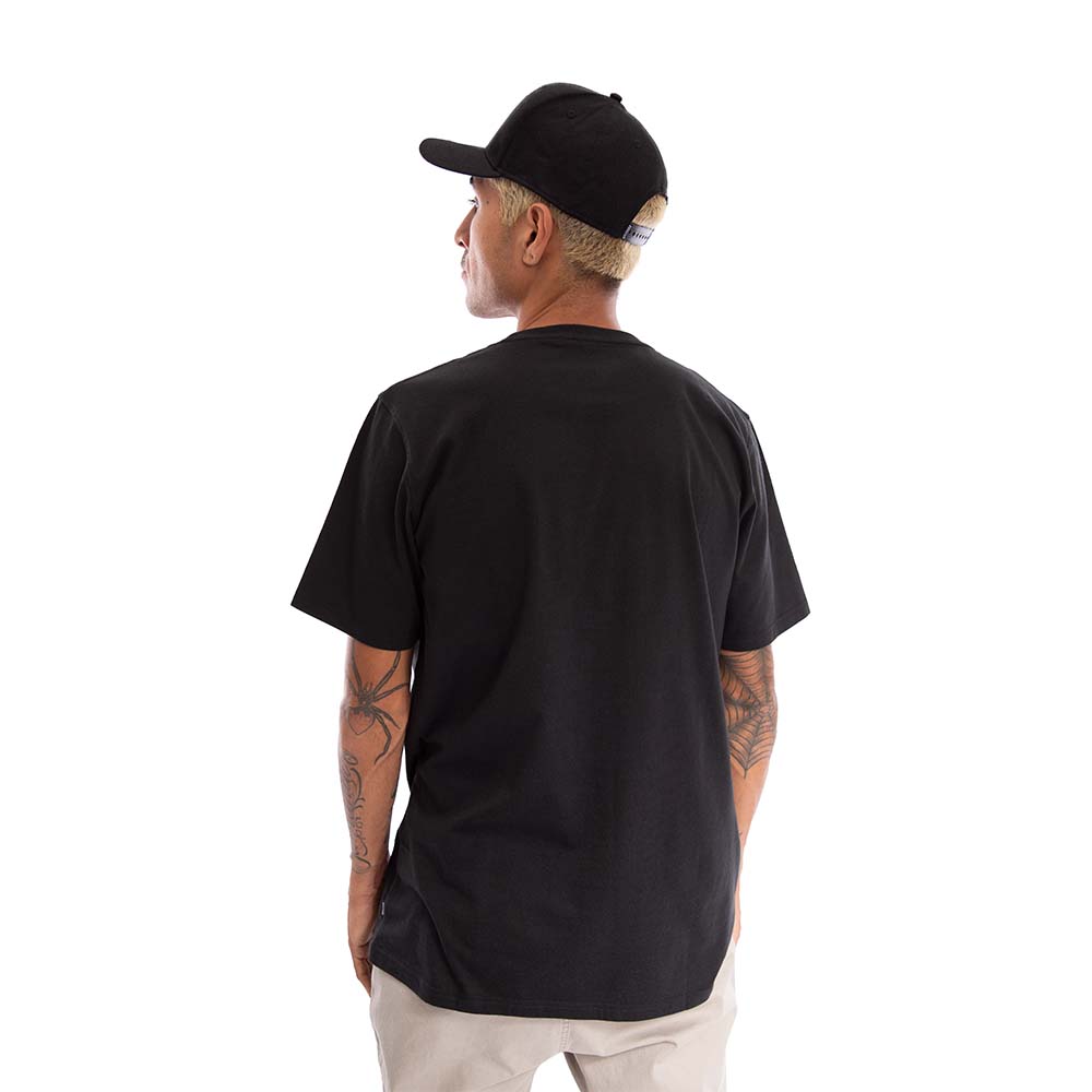 POLERA MANGA CORTA SPITFIRE HOMBRE NEGRO