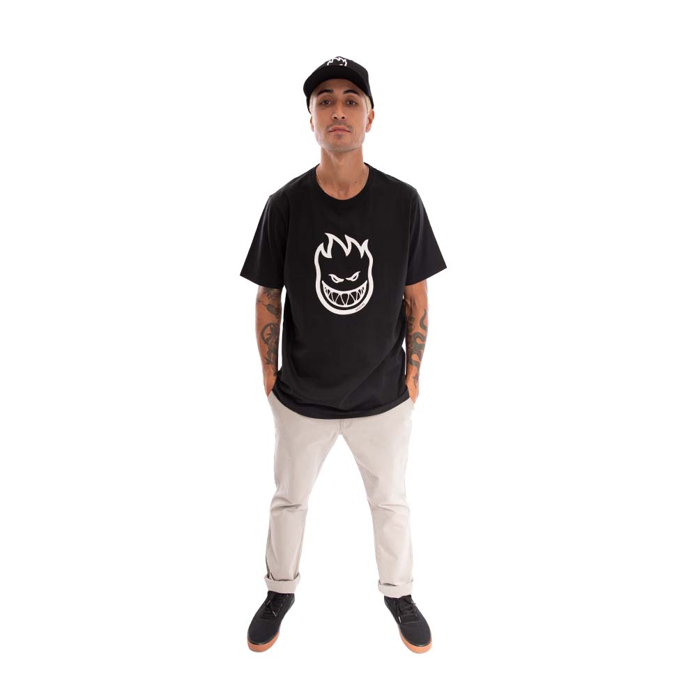 POLERA MANGA CORTA SPITFIRE HOMBRE NEGRO
