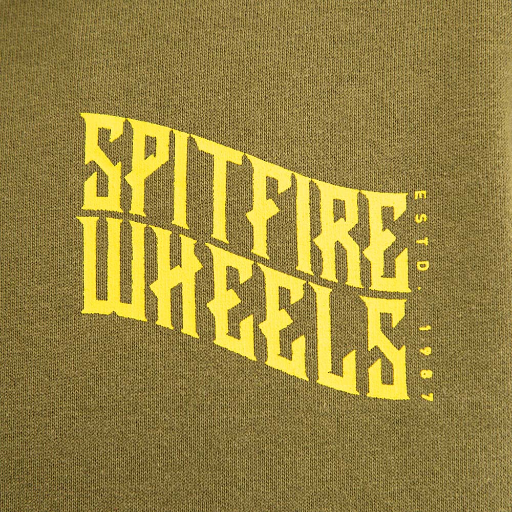 POLERON HOODIE SPITFIRE HOMBRE VERDE OSCURO