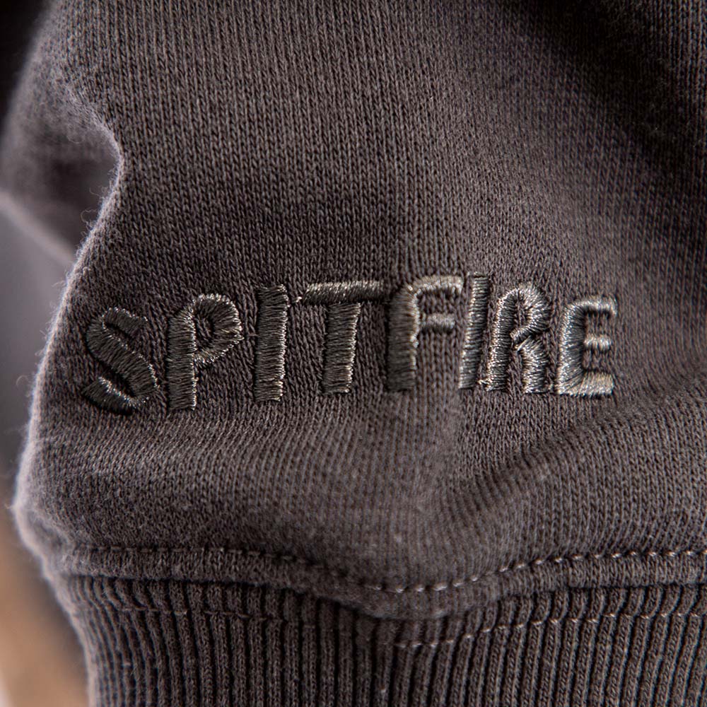 POLERON HOODIE SPITFIRE HOMBRE GRIS OSCURO