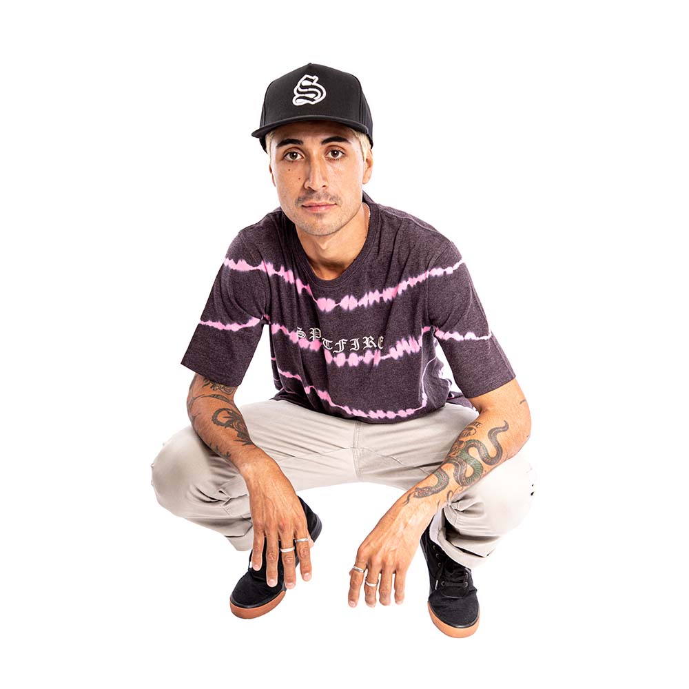 POLERA MANGA CORTA SPITFIRE HOMBRE NEGRO