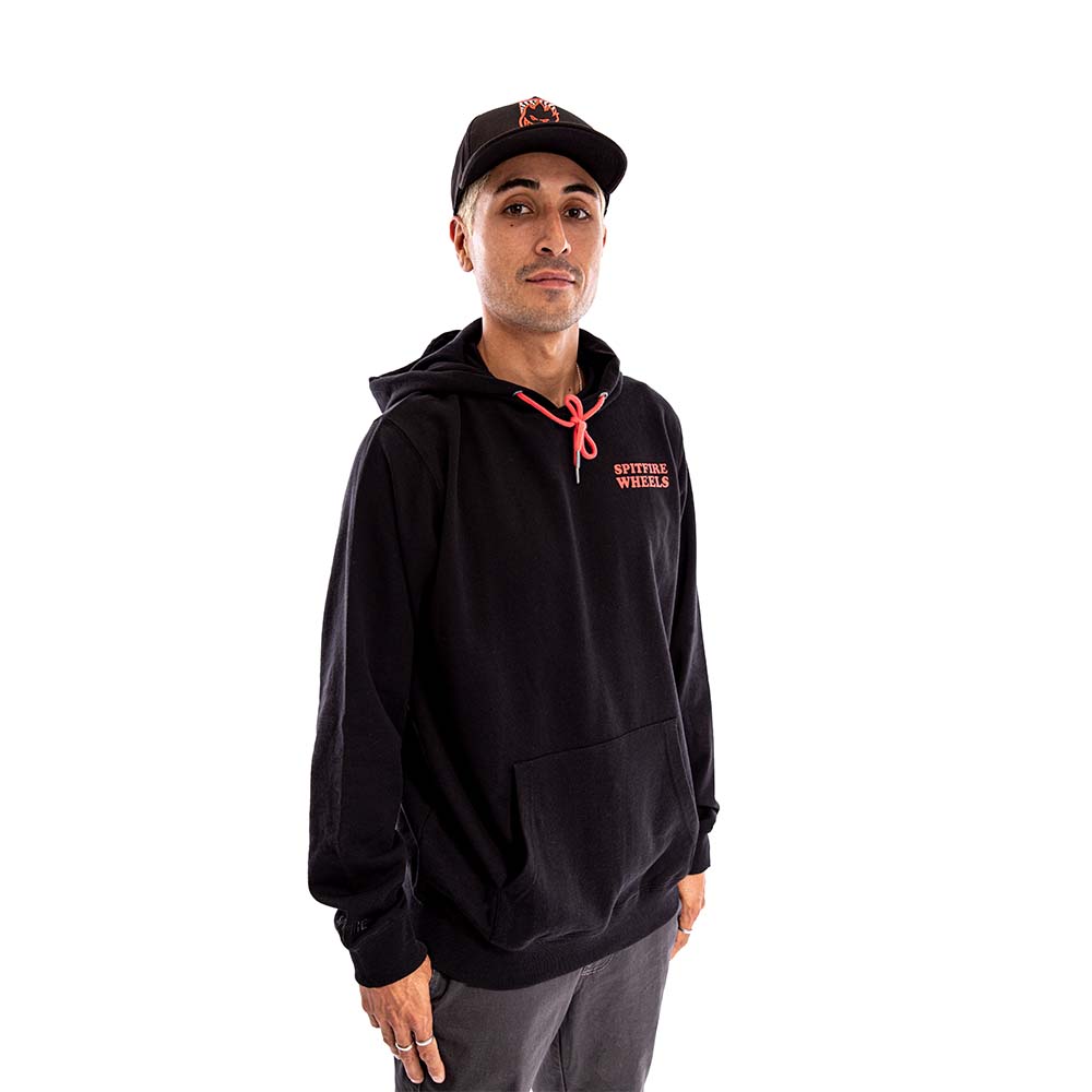 POLERON HOODIE SPITFIRE HOMBRE NEGRO