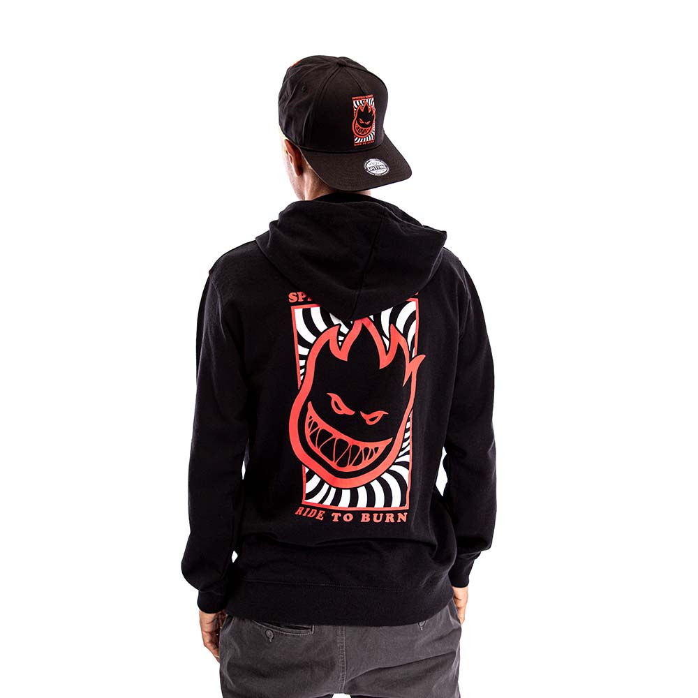 POLERON HOODIE SPITFIRE HOMBRE NEGRO