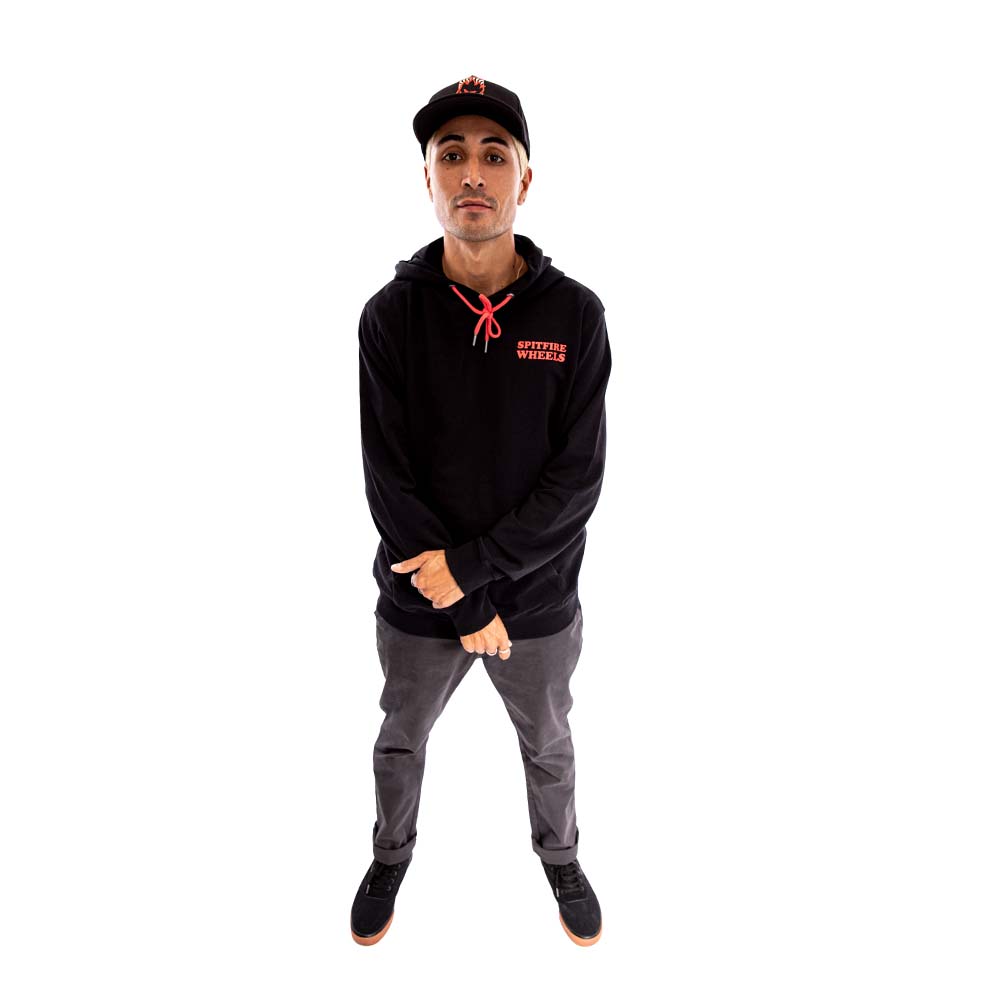POLERON HOODIE SPITFIRE HOMBRE NEGRO