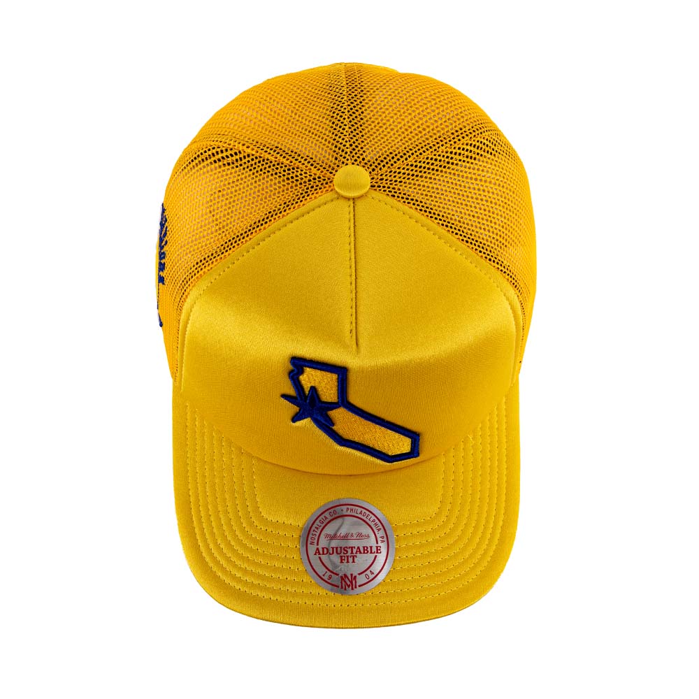 NBA LOGO REMIX TRUCKER SNAPBACK HWC WARRIORS