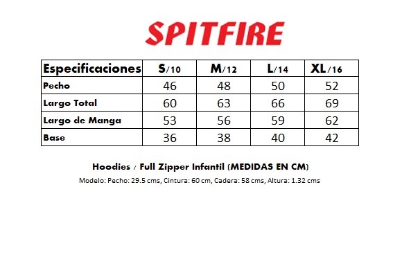 Poleron con capucha de niño spitfire stripe to burn negro 2023