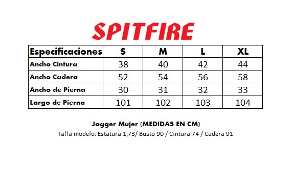 Jogger mujer spitfire 360 big head verde 2023