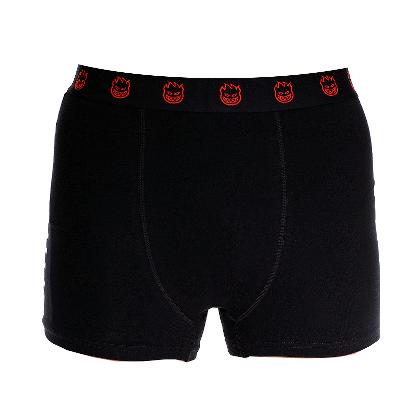 Pack 2 Boxer Niño Unicolor Rojo Negro Spitfire