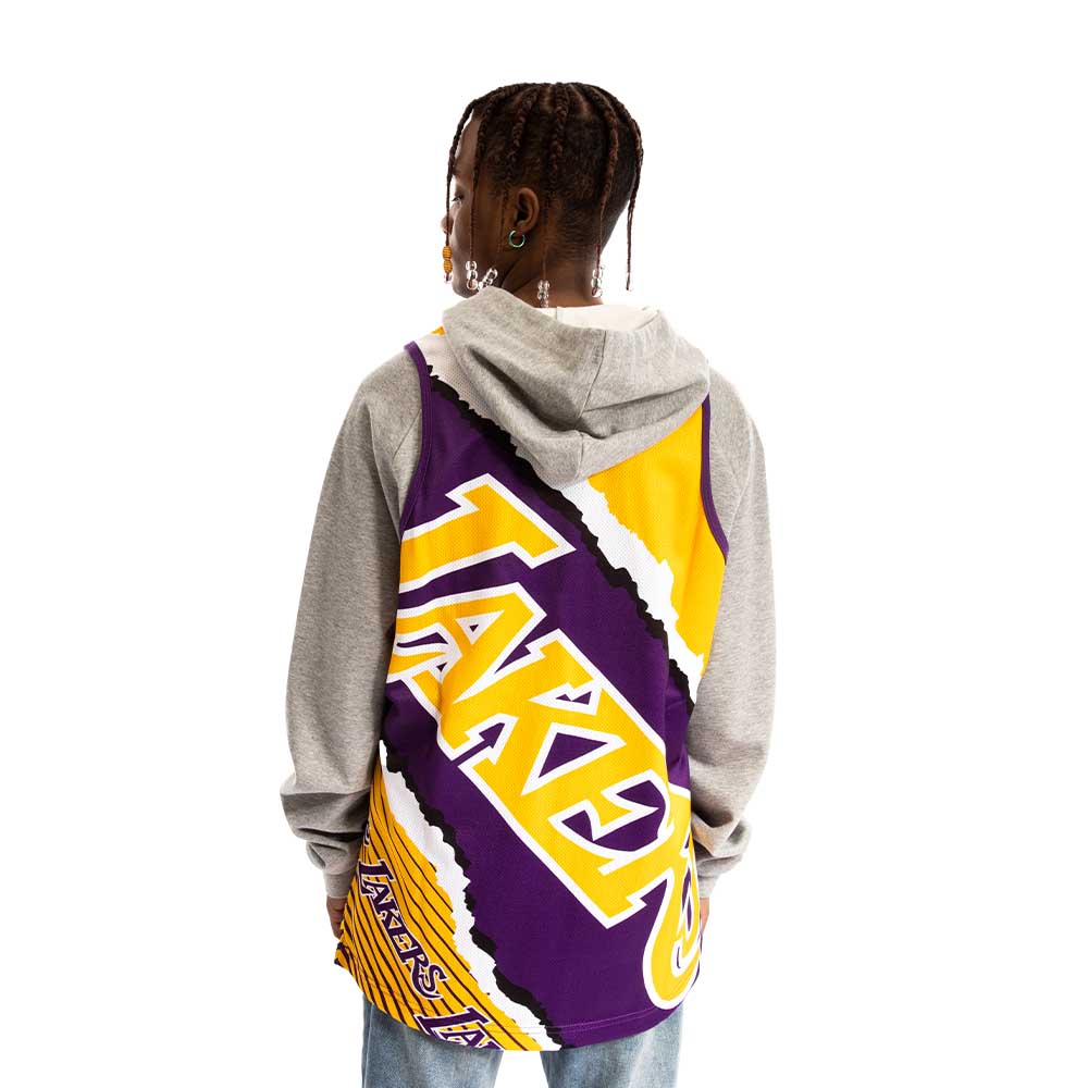Tank Top Nba Jumbotron 2.0 Mesh Tank Hardwood Classics Loslak Original Team Colors Mitchell And Ness