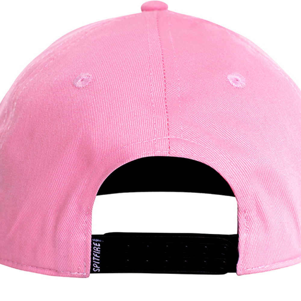 Gorro snapback spitfire black fire rosa
