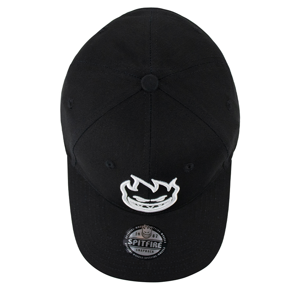Spitfire snapback hombre curvo black/ white