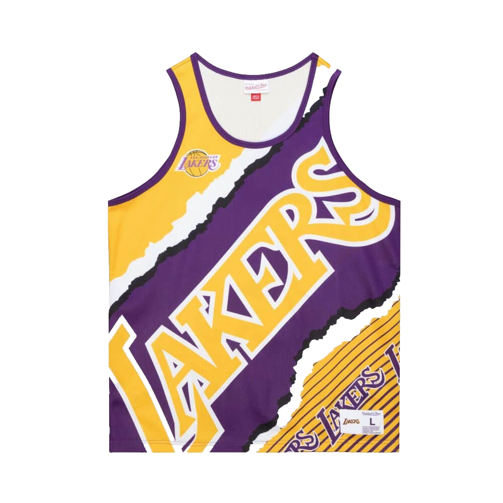 Tank Top Nba Jumbotron 2.0 Mesh Tank Hardwood Classics Loslak Original Team Colors Mitchell And Ness