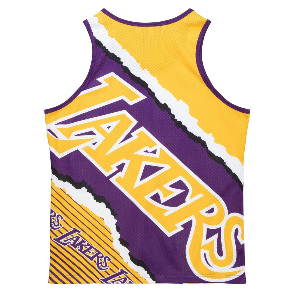 Tank Top Nba Jumbotron 2.0 Mesh Tank Hardwood Classics Loslak Original Team Colors Mitchell And Ness