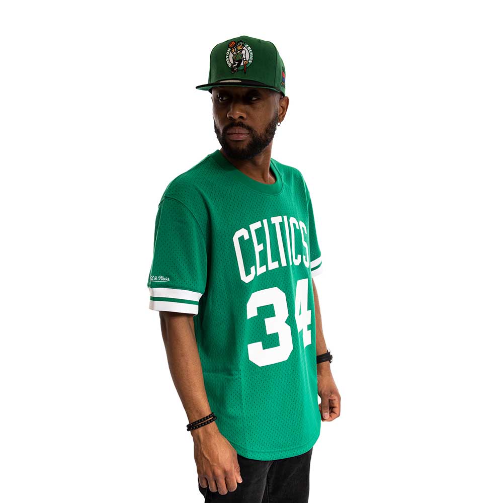 Crewneck Nba Name &amp; Number Boston Celtics Paul Pierce Kelly 34 Mitchell And Ness
