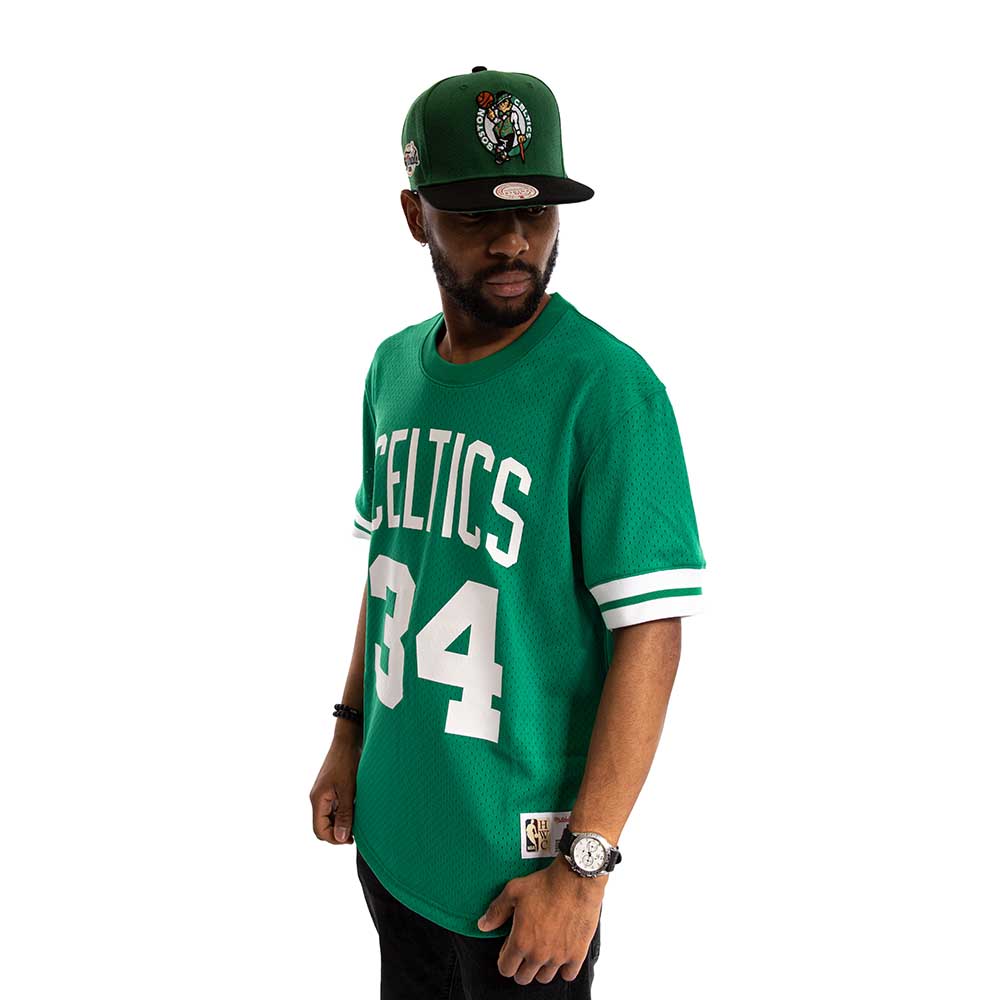 Crewneck Nba Name &amp; Number Boston Celtics Paul Pierce Kelly 34 Mitchell And Ness
