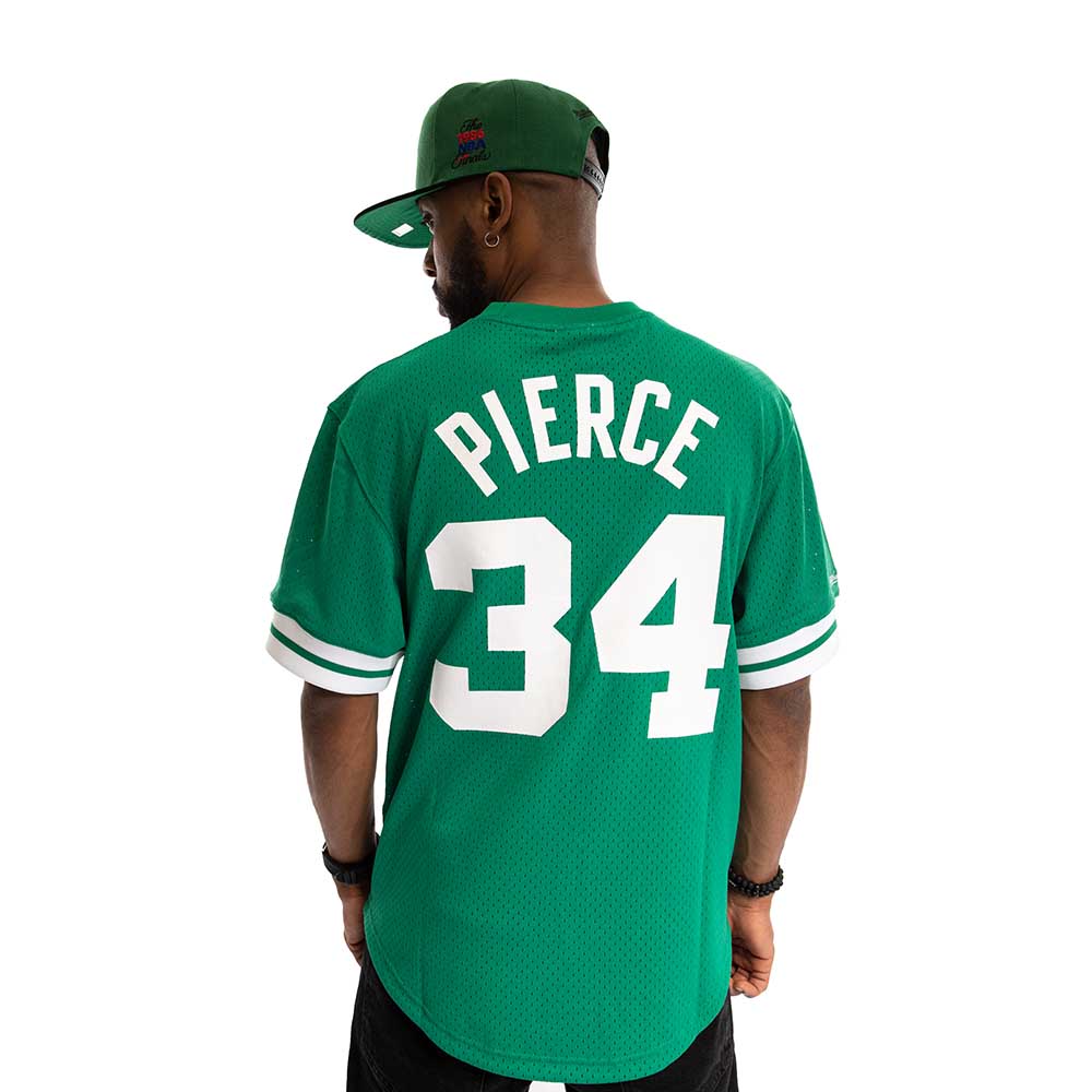 Crewneck Nba Name &amp; Number Boston Celtics Paul Pierce Kelly 34 Mitchell And Ness