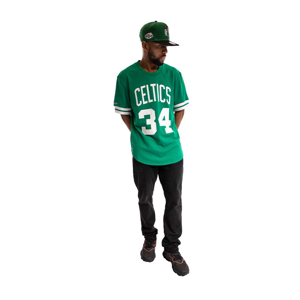 Crewneck Nba Name &amp; Number Boston Celtics Paul Pierce Kelly 34 Mitchell And Ness