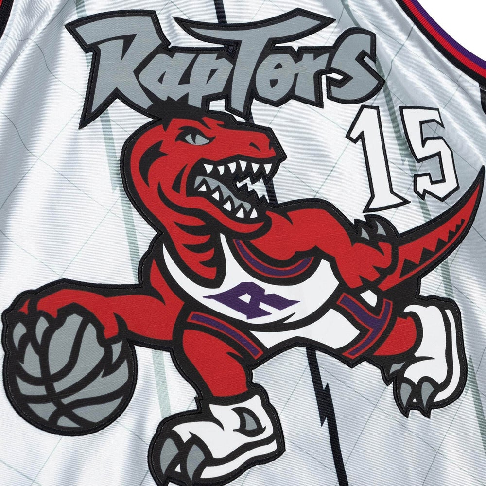 Swingman Nba Toronto Raptors Vince Carter Platinum 1998-99 Hardwood Classics 75th Anniversary Jersey Mitchell And Ness