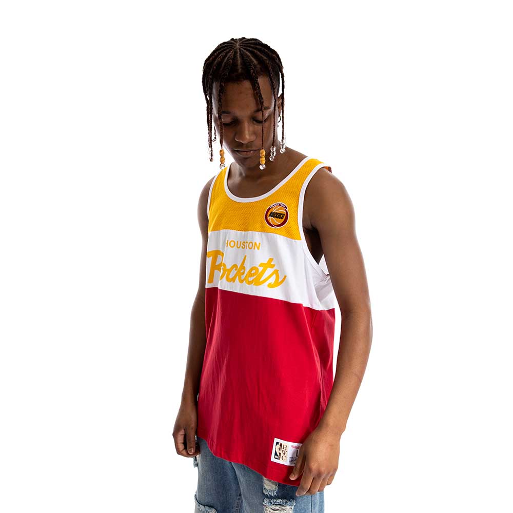 Tank Top Nba Cotton Rockets Mitchell And Ness
