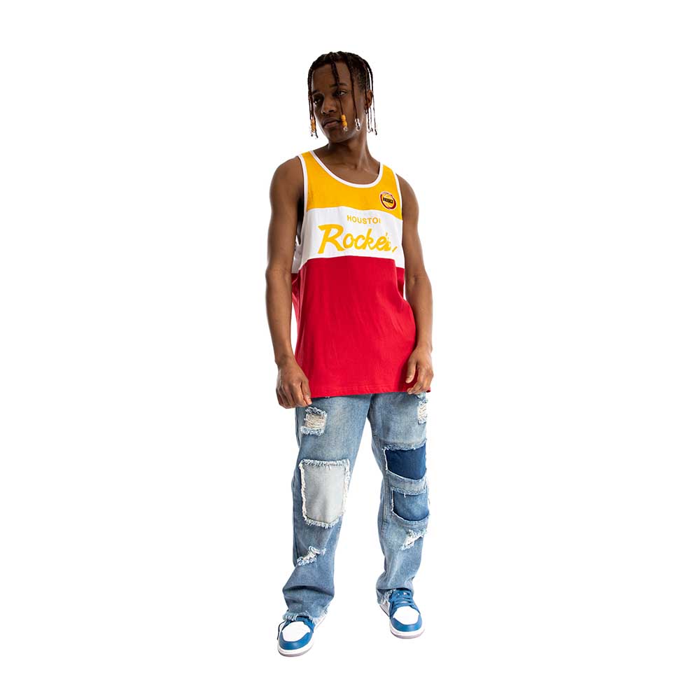 Tank Top Nba Cotton Rockets Mitchell And Ness