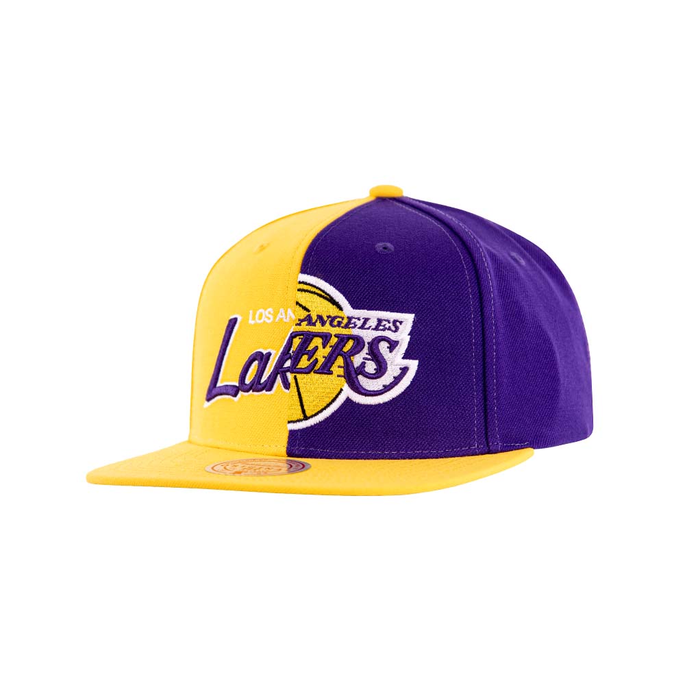 Gorro Jockey Nba Split Crown Snapback Lakers Mitchell And Ness