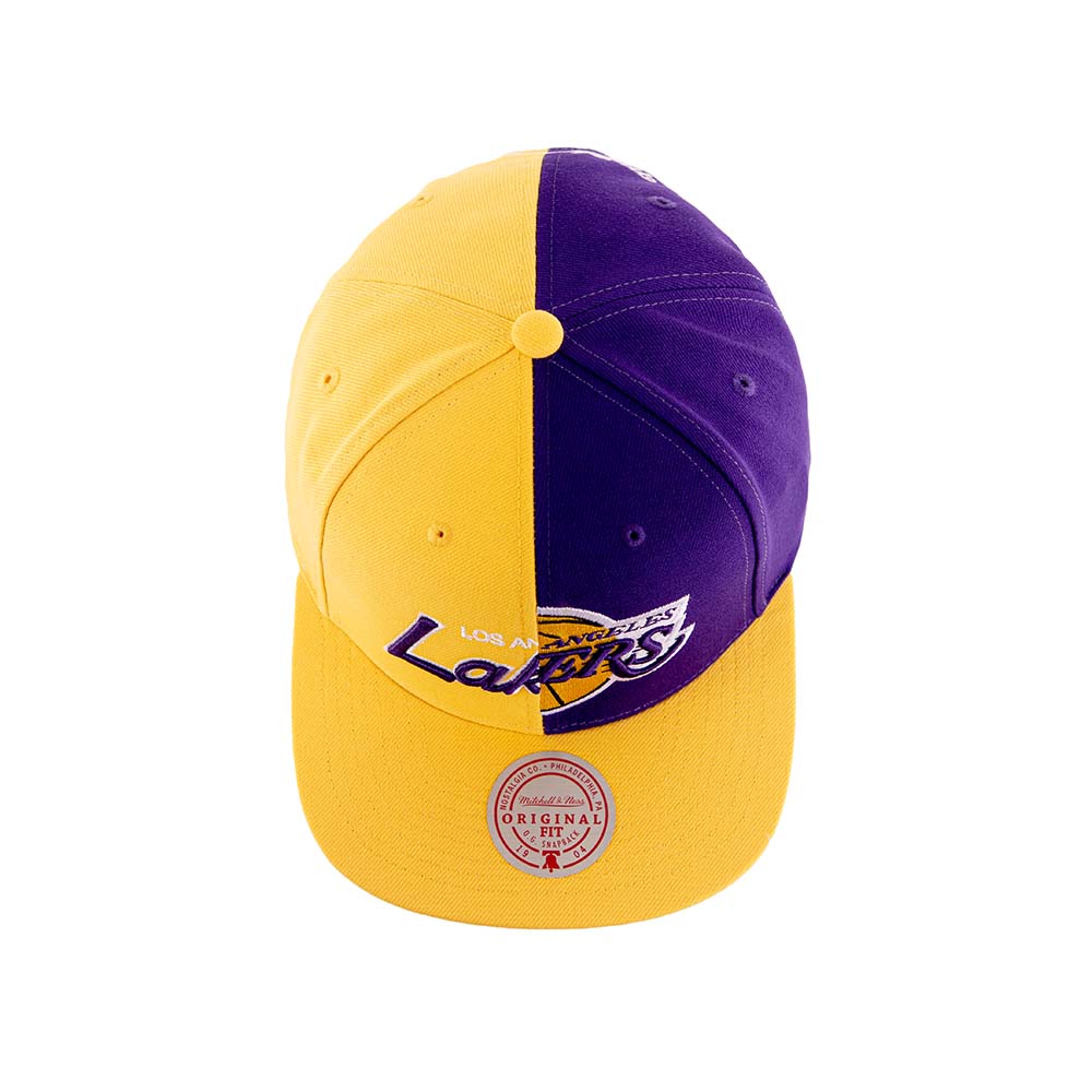 Gorro Jockey Nba Split Crown Snapback Lakers Mitchell And Ness