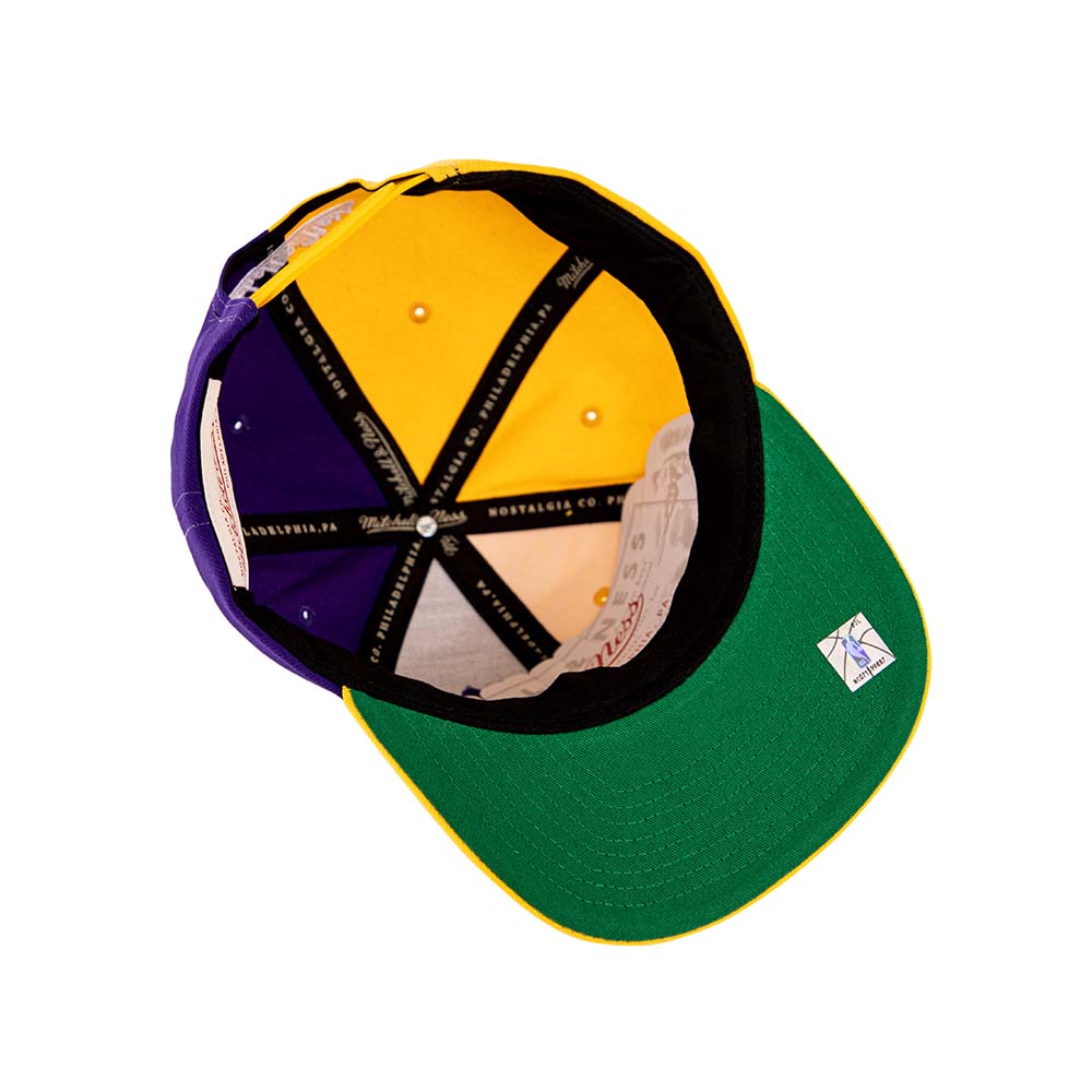 Gorro Jockey Nba Split Crown Snapback Lakers Mitchell And Ness